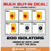 *SPECIAL DEAL* Bulk buy-in - 200 isolators